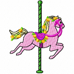 Horses Embroidery Design 7
